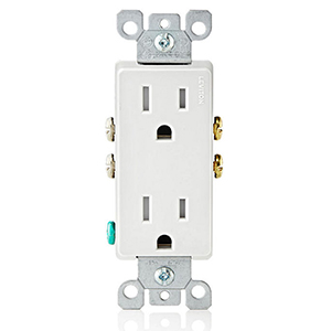 T5325-W Decora White Receptacle